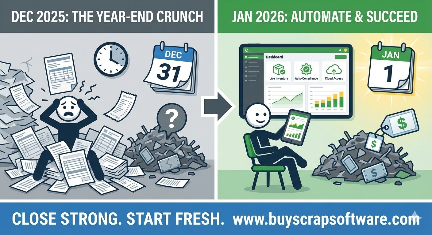 Scrap Yard Management How to Close 2025 Strong and Automate for 2026